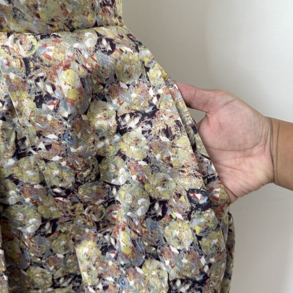 Kate Young x Target Strapless Bow A Line Dress Size 10 Multicolor Lined Pockets - Picture 7 of 15